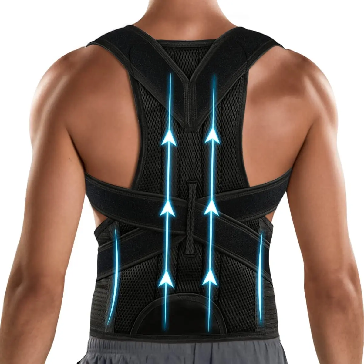 Back Brace for Lumbar Support and Upright Back Straightener Back Corrector Posture Improve and Neck, Back, Shoulder Pain Relieve
Back Brace for Lumbar Support and Upright Back Straightener Back Corrector Posture Improve and Neck, Back, Shoulder Pain Relieve