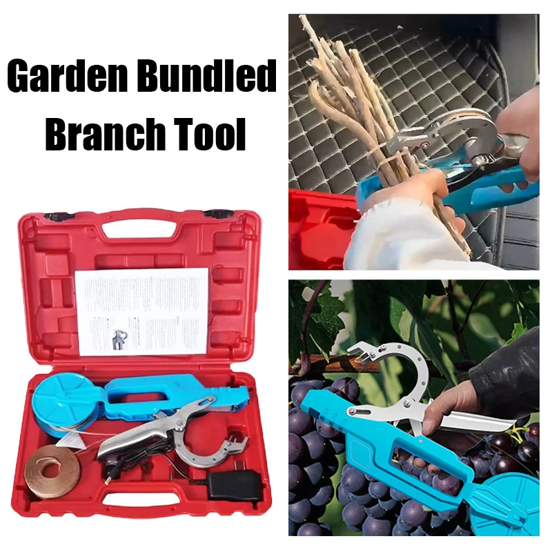 Garden Plant Tying Tapetool Branch Binding Wireless electric Tying Machine Packing Vegetable Stem Strapping Pruning Tool Set
Garden Plant Tying Tapetool Branch Binding Wireless electric Tying Machine Packing Vegetable Stem Strapping Pruning Tool Set