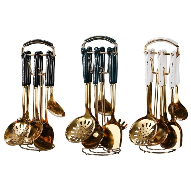 7 шт. набор кухонной утвари из нержавеющей стали, набор кухонных принадлежностей, термостойкий
7 шт. набор кухонной утвари из нержавеющей стали, набор кухонных принадлежностей, термостойкий