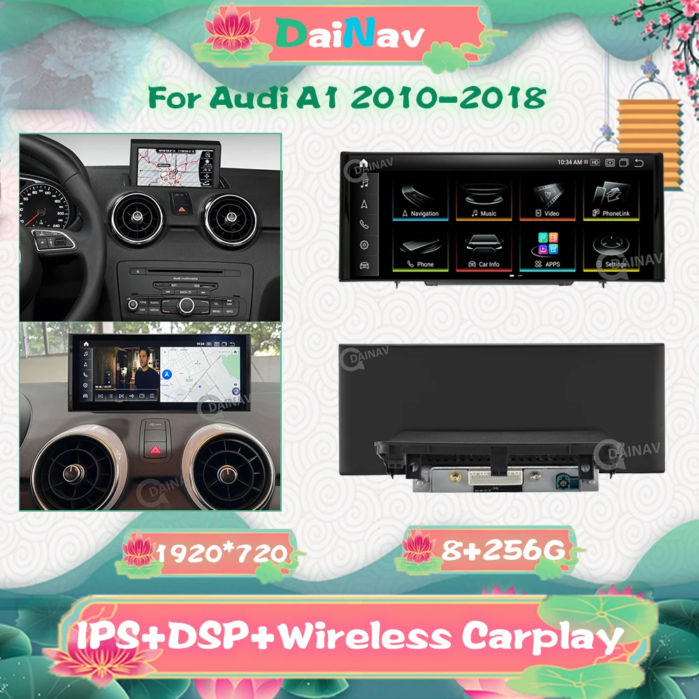 1920*720 Qled Screen For AUDI A1 2012 - 2018 Android 11 Car Radio Multimedia Video Player Stereo GPS Wireless CarPlay
1920*720 Qled Screen For AUDI A1 2012 - 2018 Android 11 Car Radio Multimedia Video Player Stereo GPS Wireless CarPlay