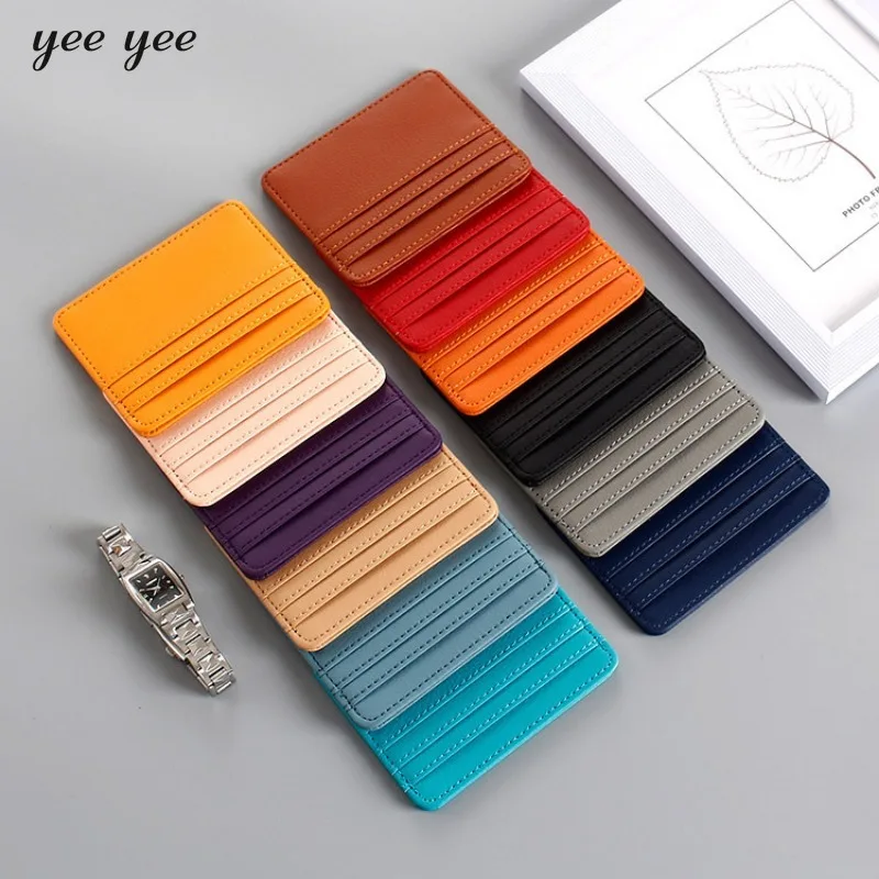 Thin PU Cards Holders Anti Demagnetization Coin Pouch Zipper Bag Organizer Business Bank Credit Bus ID Card Holder Cover Wallets
Thin PU Cards Holders Anti Demagnetization Coin Pouch Zipper Bag Organizer Business Bank Credit Bus ID Card Holder Cover Wallets