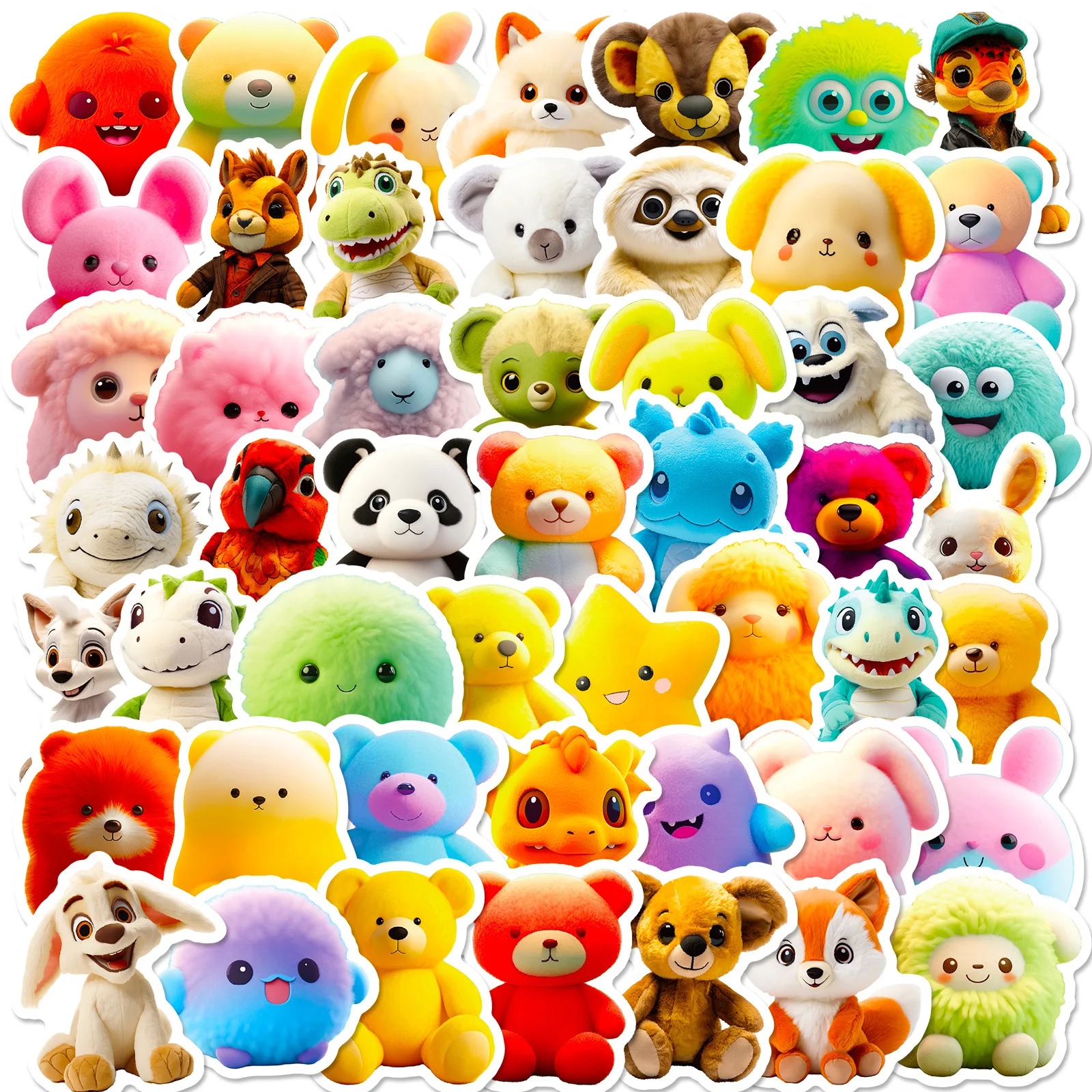 50PCS Cute Plush Toys Cartoon Animal Graffiti Stickers DIY Phone Guitar Laptop Notebook Suitcase Cup Waterproof Sticker Kids Toy
50PCS Cute Plush Toys Cartoon Animal Graffiti Stickers DIY Phone Guitar Laptop Notebook Suitcase Cup Waterproof Sticker Kids Toy