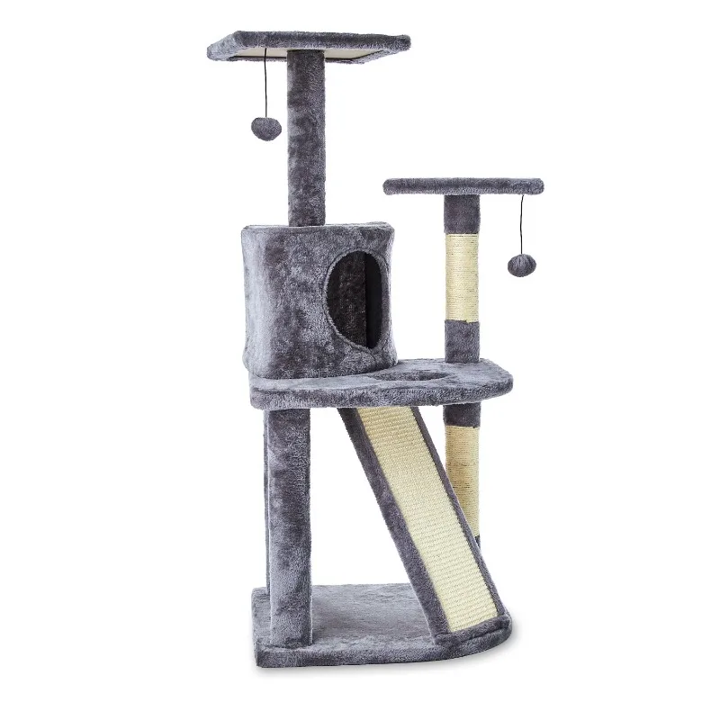 

Vibrant Life 5- Level Multi-Functional Cat Tree & Condo, Gray, 45" Cat Tree Cat Toys