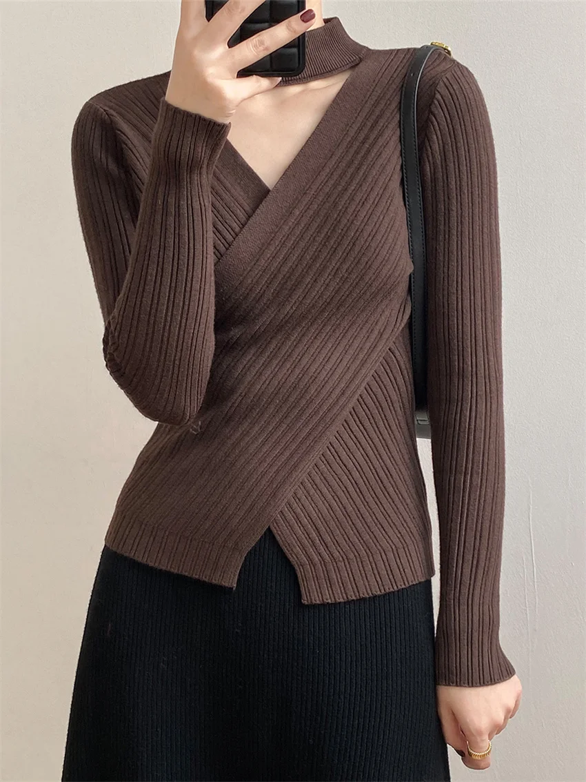 Alien Kitty Halter Sexy Women Sweaters New Hollow Out Loose Knitted Soft 2023 Fashion Slim Chic Pullovers Winter Bottoming Solid
Alien Kitty Halter Sexy Women Sweaters New Hollow Out Loose Knitted Soft 2023 Fashion Slim Chic Pullovers Winter Bottoming Solid
