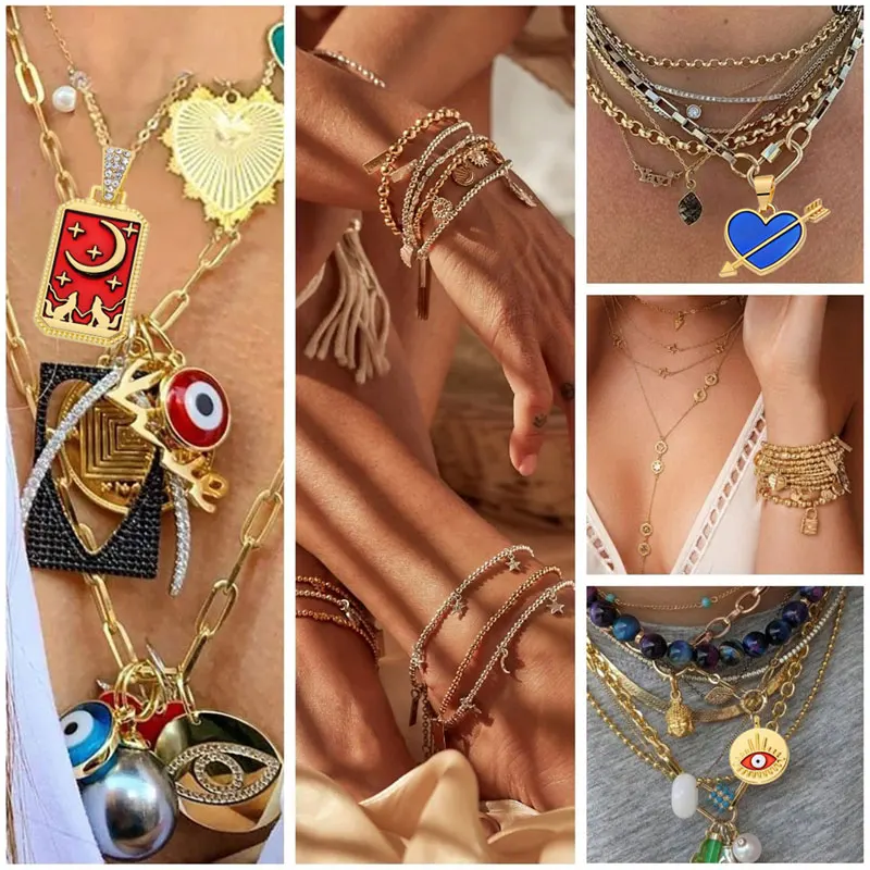 5pcs/lot Enamel Charms Star Moon Evil Eye Pendants Charms For DIY Handmade BOHEMIA Necklaces Jewelry Making Accessories
5pcs/lot Enamel Charms Star Moon Evil Eye Pendants Charms For DIY Handmade BOHEMIA Necklaces Jewelry Making Accessories