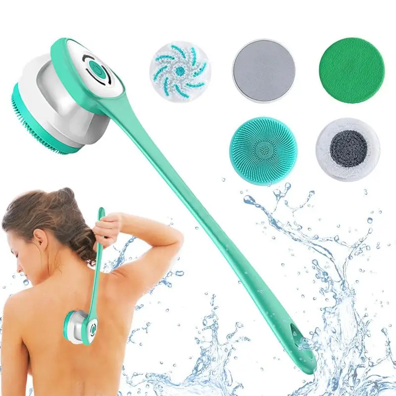 Electric Shower Brush Shower Brush Cleansing Scrubber Portable Rechargeable Facial Body Cleansing Brush For Girls Women Face Bod
Electric Shower Brush Shower Brush Cleansing Scrubber Portable Rechargeable Facial Body Cleansing Brush For Girls Women Face Bod