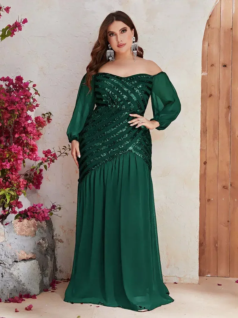 Plus Size Party Dresses Sexy Women Strapless Sequins Splicing Dresses Fashion Lady Solid Colour Wedding Guest Evening Dresses
Plus Size Party Dresses Sexy Women Strapless Sequins Splicing Dresses Fashion Lady Solid Colour Wedding Guest Evening Dresses