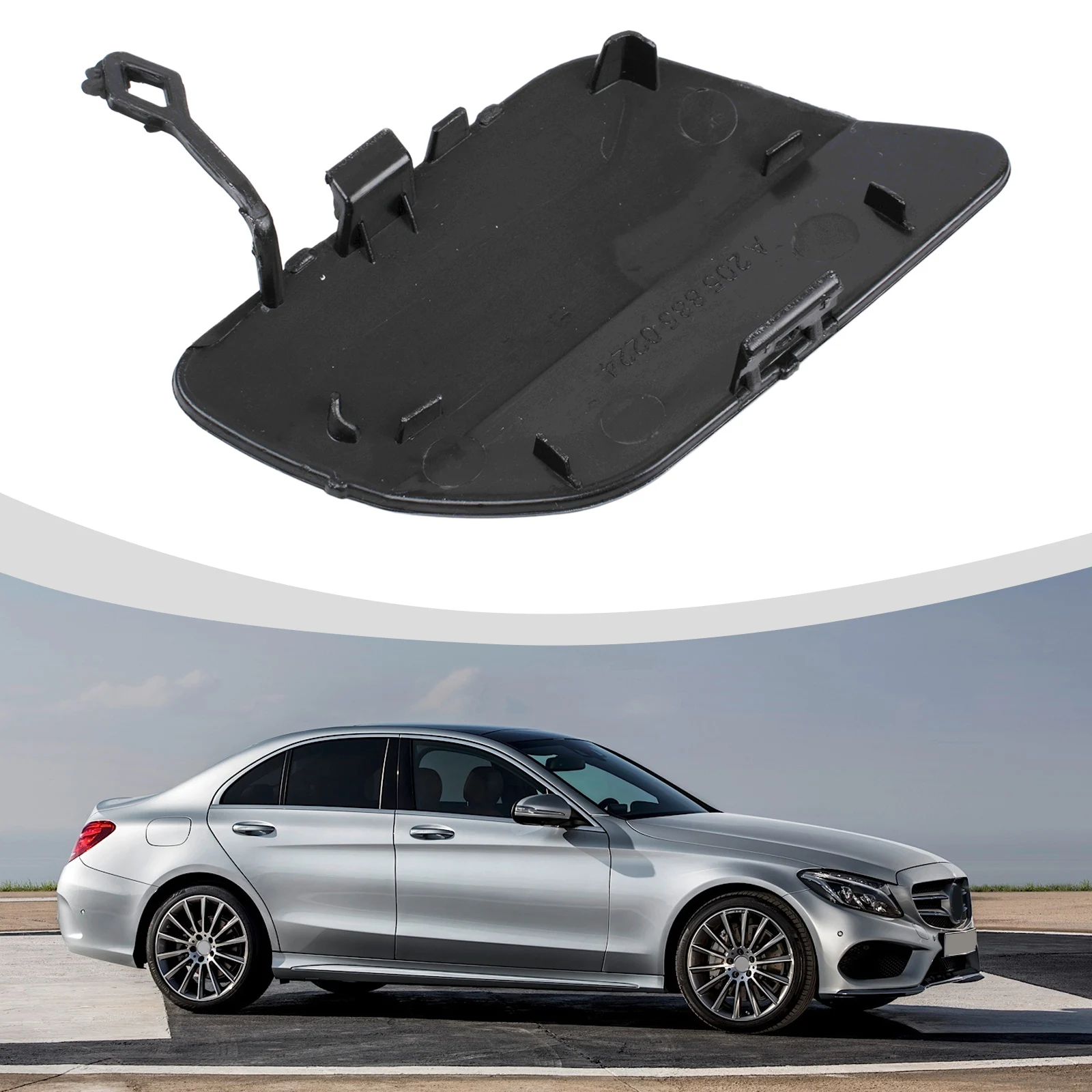 Practical Quality Useful New Tow Hook Eye Cover Tow Hook Cap Plastic Vehicle A2058850224 Accessories Replacement
Practical Quality Useful New Tow Hook Eye Cover Tow Hook Cap Plastic Vehicle A2058850224 Accessories Replacement