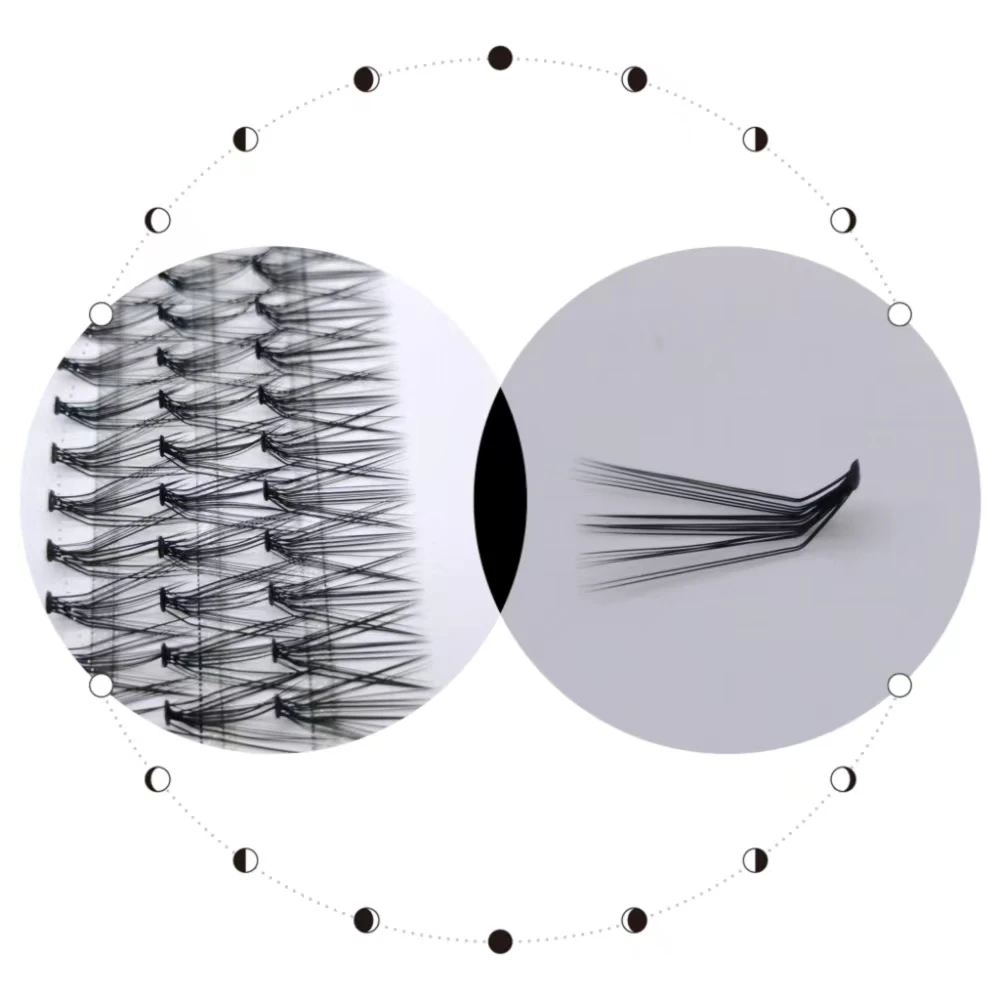 

10D 20D L Curl Cluster Eyelash Extension Natural Mink Silk Faux Eyelash Individual Lashes Makeup Tools Cilias Volume Lash Strip