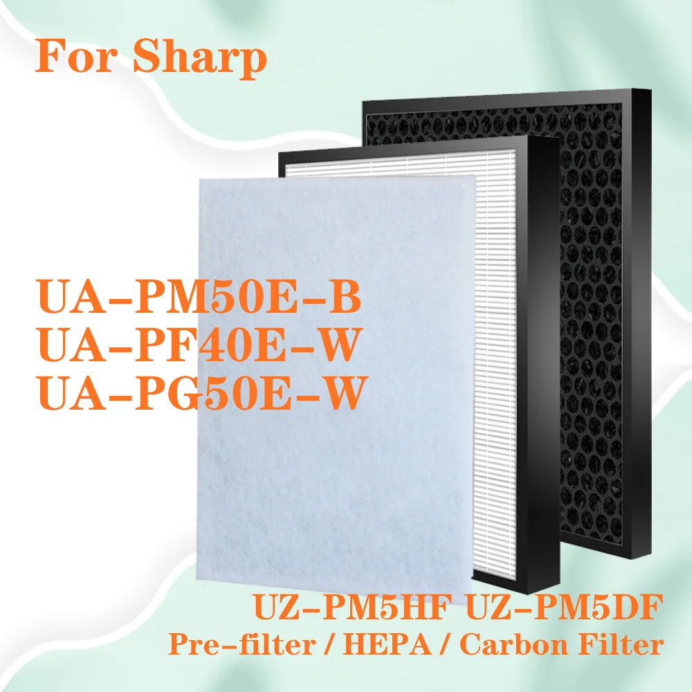 UZ-PM5HF UZ-PM5DF сменный HEPA-фильтр и фильтр с активированным углем для Sharp UA-PM50E-B UA-PF40E-W-W воздухоочиститель
UZ-PM5HF UZ-PM5DF сменный HEPA-фильтр и фильтр с активированным углем для Sharp UA-PM50E-B UA-PF40E-W-W воздухоочиститель