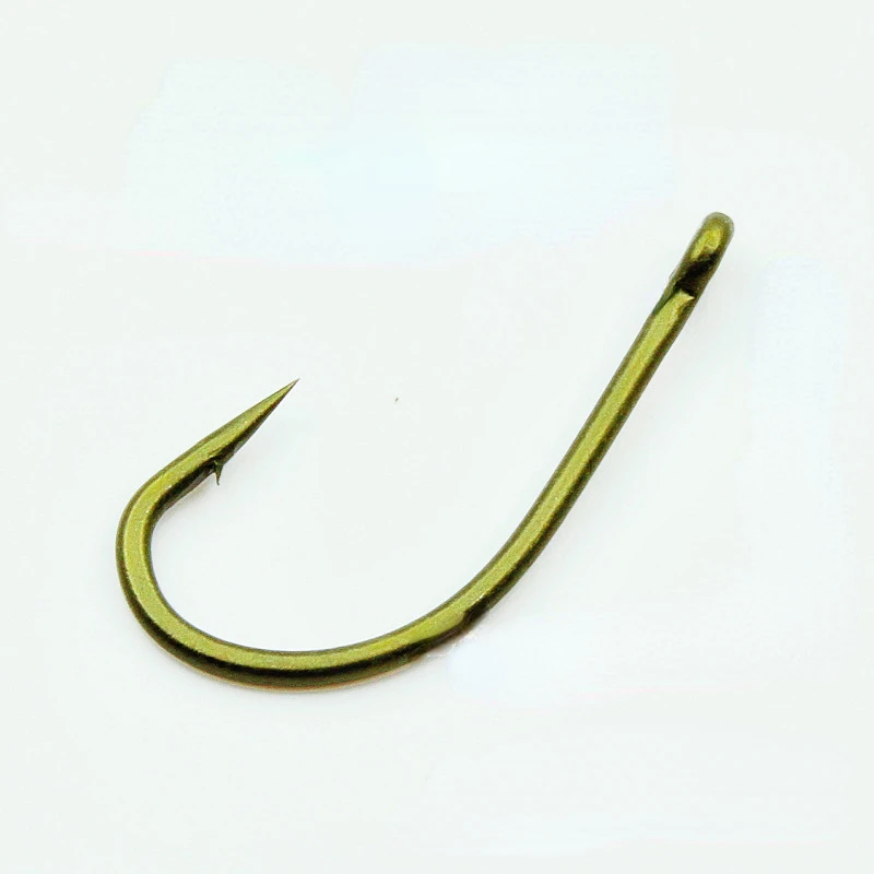 

Fishing Hook for Carp Green Disguised 1000pcs Eyed Circle Fishhook Fish Pesca Overturned Hooks accessories Flat Body рыбалка