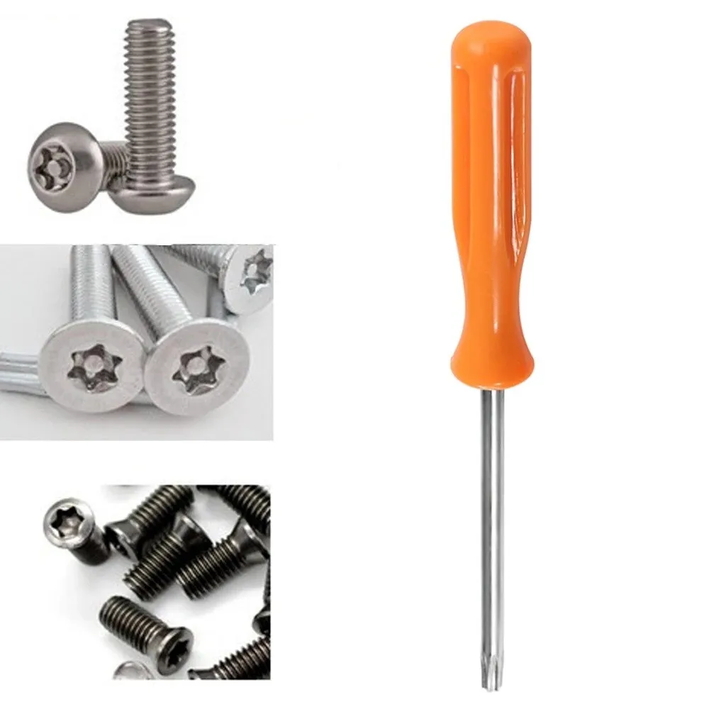 Console Special Screwdriver Tool, T8 Type with Tip Hole, Sturdy Chrome Vanadium Steel Construction, Long lasting Performance
Console Special Screwdriver Tool, T8 Type with Tip Hole, Sturdy Chrome Vanadium Steel Construction, Long lasting Performance