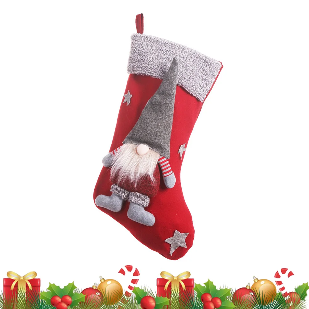 Christmas Faceless Stocking Lovely Xmas Sock Christmas Tree Hanging Bag Gift Bag Decoration Pendant (Red)
Christmas Faceless Stocking Lovely Xmas Sock Christmas Tree Hanging Bag Gift Bag Decoration Pendant (Red)