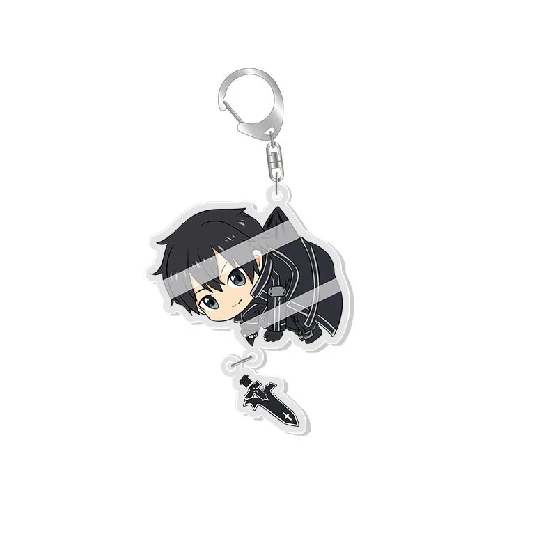 1pc Sword Art Online Kirito Cartoon Acrylic Pendants Yuuki Asuna Bag Tag Accessories Keychains Asada Shino Plastic Keyrings
1pc Sword Art Online Kirito Cartoon Acrylic Pendants Yuuki Asuna Bag Tag Accessories Keychains Asada Shino Plastic Keyrings