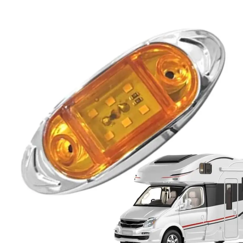 LED Turn Signal Lights Signal Marker Lights With 6 LED For Trailer 24V Easy Installation Multifunctional Waterproof Width Light
LED Turn Signal Lights Signal Marker Lights With 6 LED For Trailer 24V Easy Installation Multifunctional Waterproof Width Light