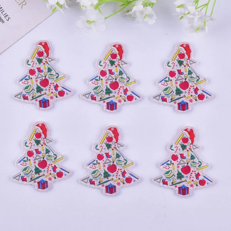 10Pcs Christmas Pen Ruler Apple Gift Christmas Tree Acrylic Charms for Women Earring Necklace Bracelet Bag Jewelry DIY Making
10Pcs Christmas Pen Ruler Apple Gift Christmas Tree Acrylic Charms for Women Earring Necklace Bracelet Bag Jewelry DIY Making