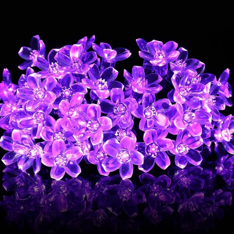 10M Cherry Blossom Garland Battery Powered LED String Lights Fairytale Crystal Lantern Wedding Christmas Decoration Lights 
10M Cherry Blossom Garland Battery Powered LED String Lights Fairytale Crystal Lantern Wedding Christmas Decoration Lights