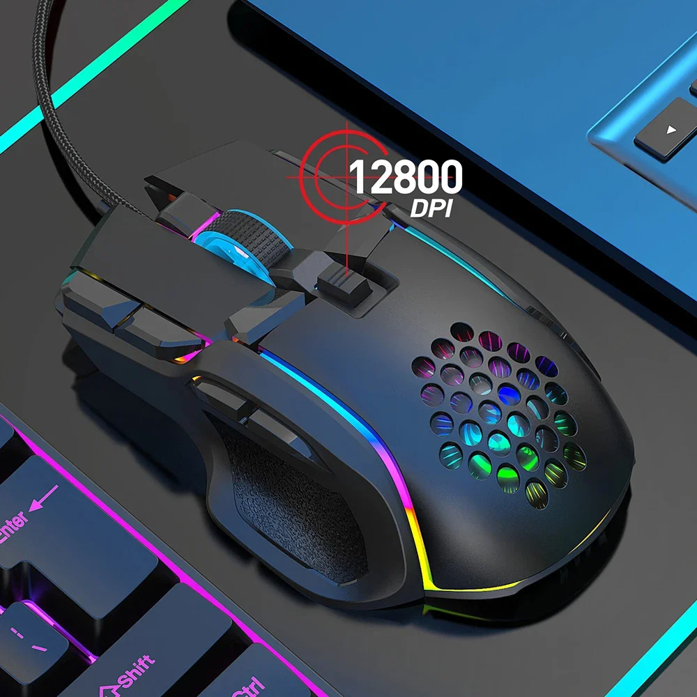 Мышь Оптическая программируемая RGB игровая, 10 кнопок, 7200 DPI
Мышь Оптическая программируемая RGB игровая, 10 кнопок, 7200 DPI