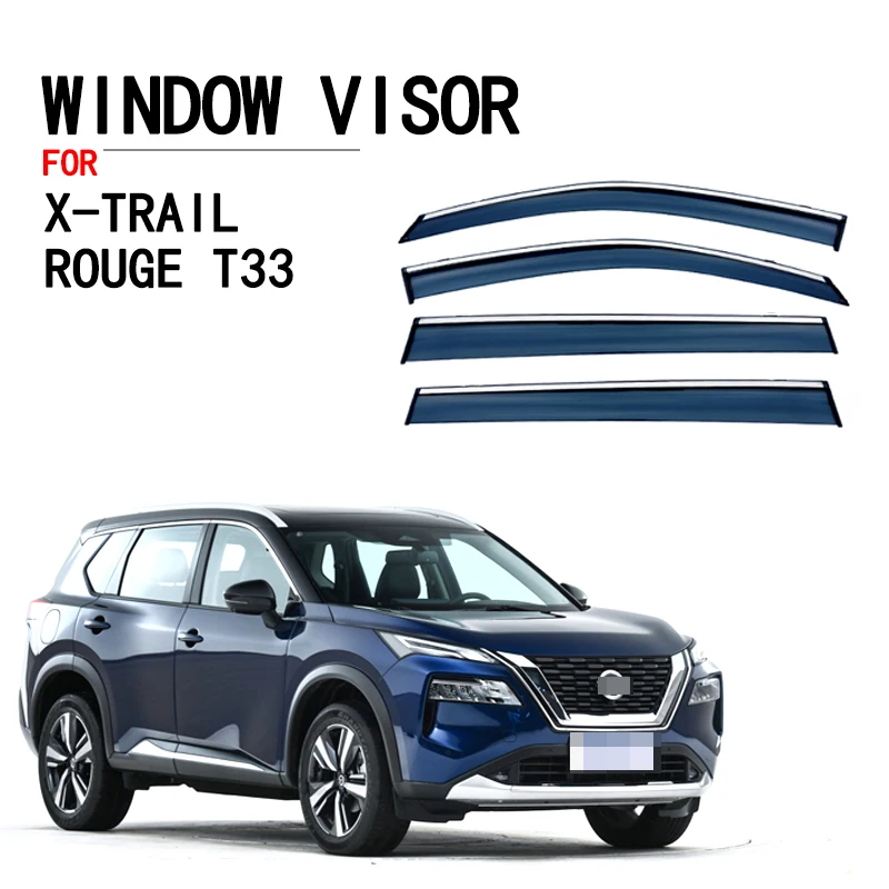 For Nissan X-trail Rouge T33 2021 2022 2023 Car Accessories Window Wind Deflector Visor Rain/Sun Guard Vent Decoration Stickers
For Nissan X-trail Rouge T33 2021 2022 2023 Car Accessories Window Wind Deflector Visor Rain/Sun Guard Vent Decoration Stickers