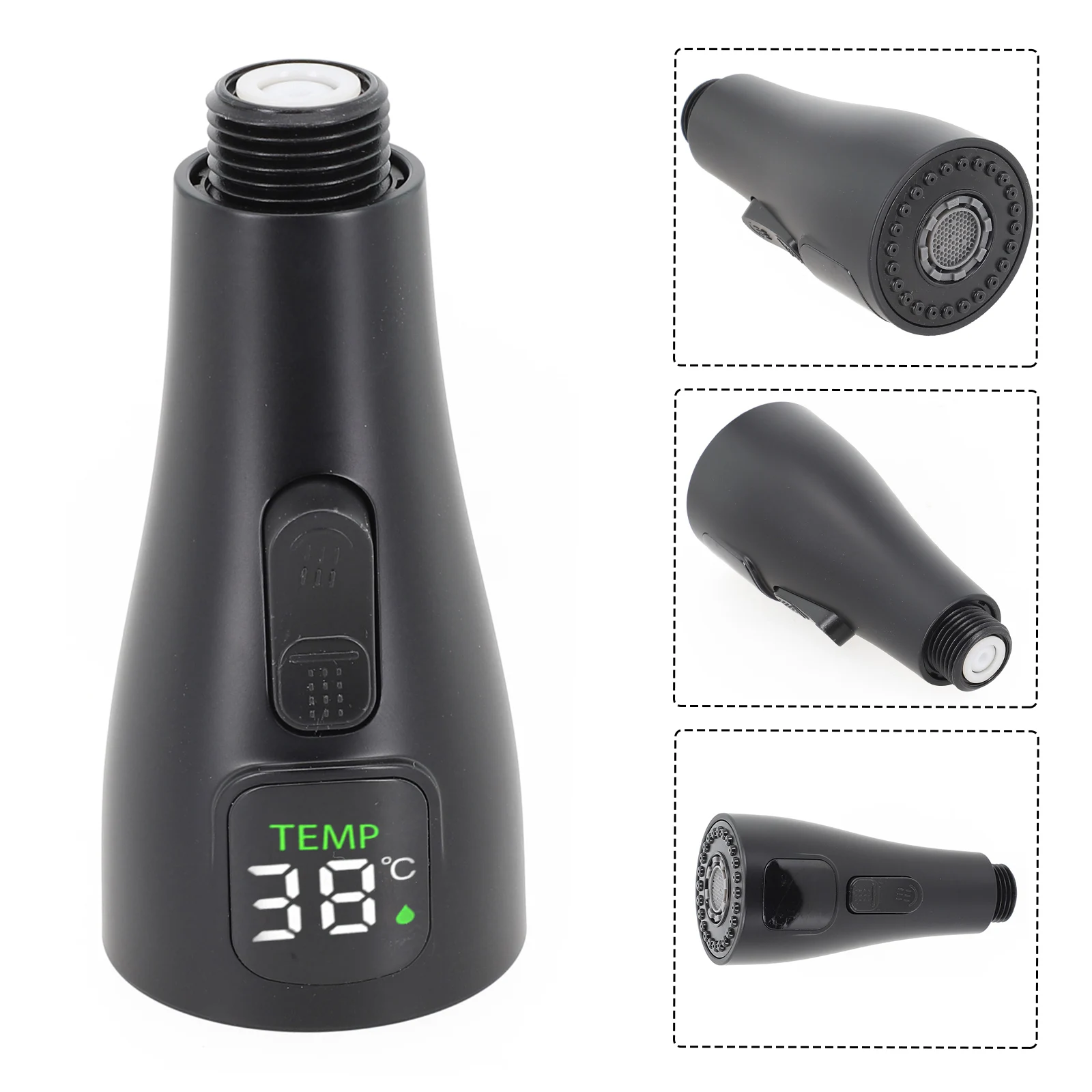 1pc LED Faucet Tap Nozzle ABS 1/2" Connection Replacement Water Saving Reduce Bills Kitchen Swivel Head Water-saving Spray
1pc LED Faucet Tap Nozzle ABS 1/2" Connection Replacement Water Saving Reduce Bills Kitchen Swivel Head Water-saving Spray