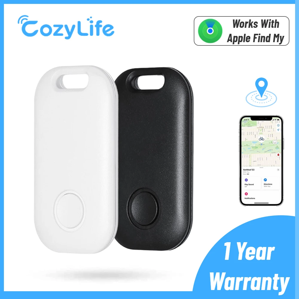 CozyLife Bluetooth GPS Locator Smart Tracker Anti-lost Device Mini Finder Works With AirTag Apple Find My APP Global Positioning
CozyLife Bluetooth GPS Locator Smart Tracker Anti-lost Device Mini Finder Works With AirTag Apple Find My APP Global Positioning