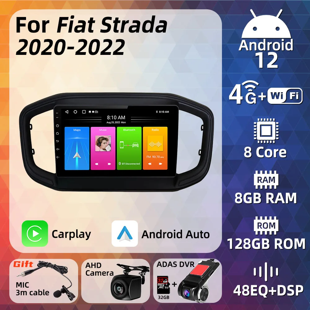 Автомагнитола для Fiat Strada 2020 - 2022 2 Din Android автомобильный мультимедийный экран стерео навигация Carplay Авторадио головное устройство плеер
Автомагнитола для Fiat Strada 2020 - 2022 2 Din Android автомобильный мультимедийный экран стерео навигация Carplay Авторадио головное устройство плеер