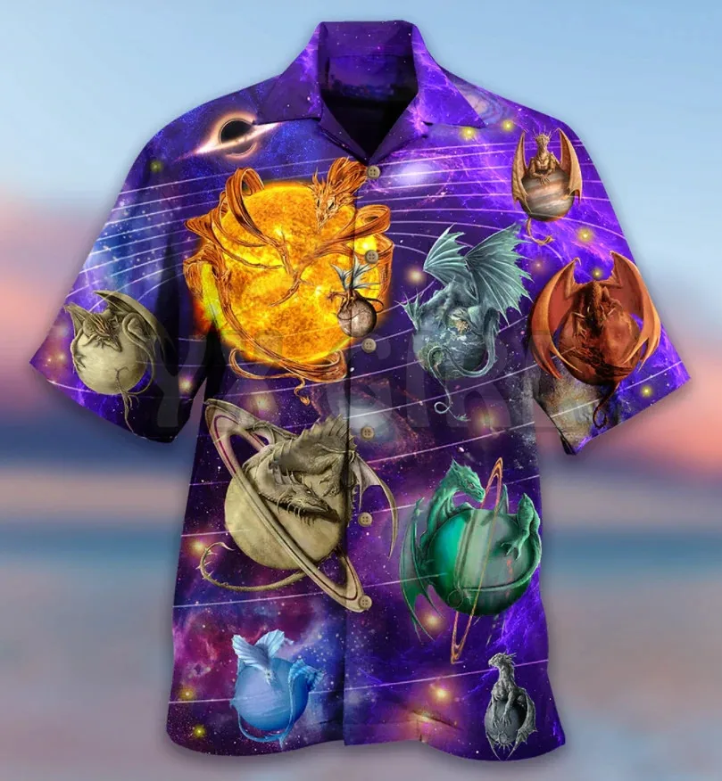 Dragon Planet Love Life Hawaiian Shirt 3D printed Short sleeve t shirts Tops camisas
Dragon Planet Love Life Hawaiian Shirt 3D printed Short sleeve t shirts Tops camisas
