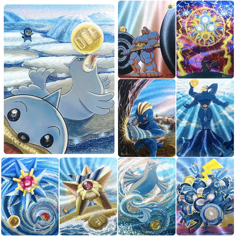 DIY Pokemon part6 9pcs/set Squirtle Lapras Anime characters Collection flash card Homemade Game card Christmas birthday gift toy
DIY Pokemon part6 9pcs/set Squirtle Lapras Anime characters Collection flash card Homemade Game card Christmas birthday gift toy