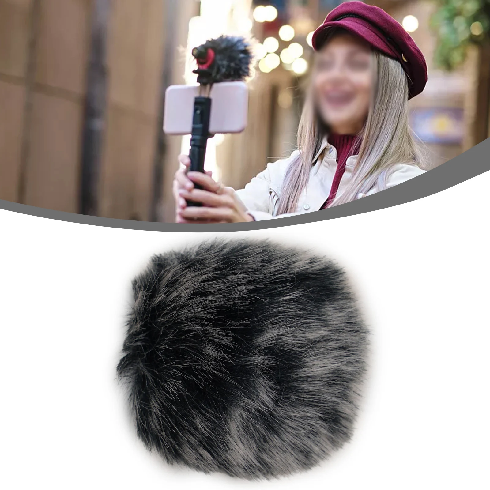 Outdoor Microphone Furry Windscreen Windshield Muff For 5-12/15mm Microphone Cover Furry Wind Cover Foam
Outdoor Microphone Furry Windscreen Windshield Muff For 5-12/15mm Microphone Cover Furry Wind Cover Foam