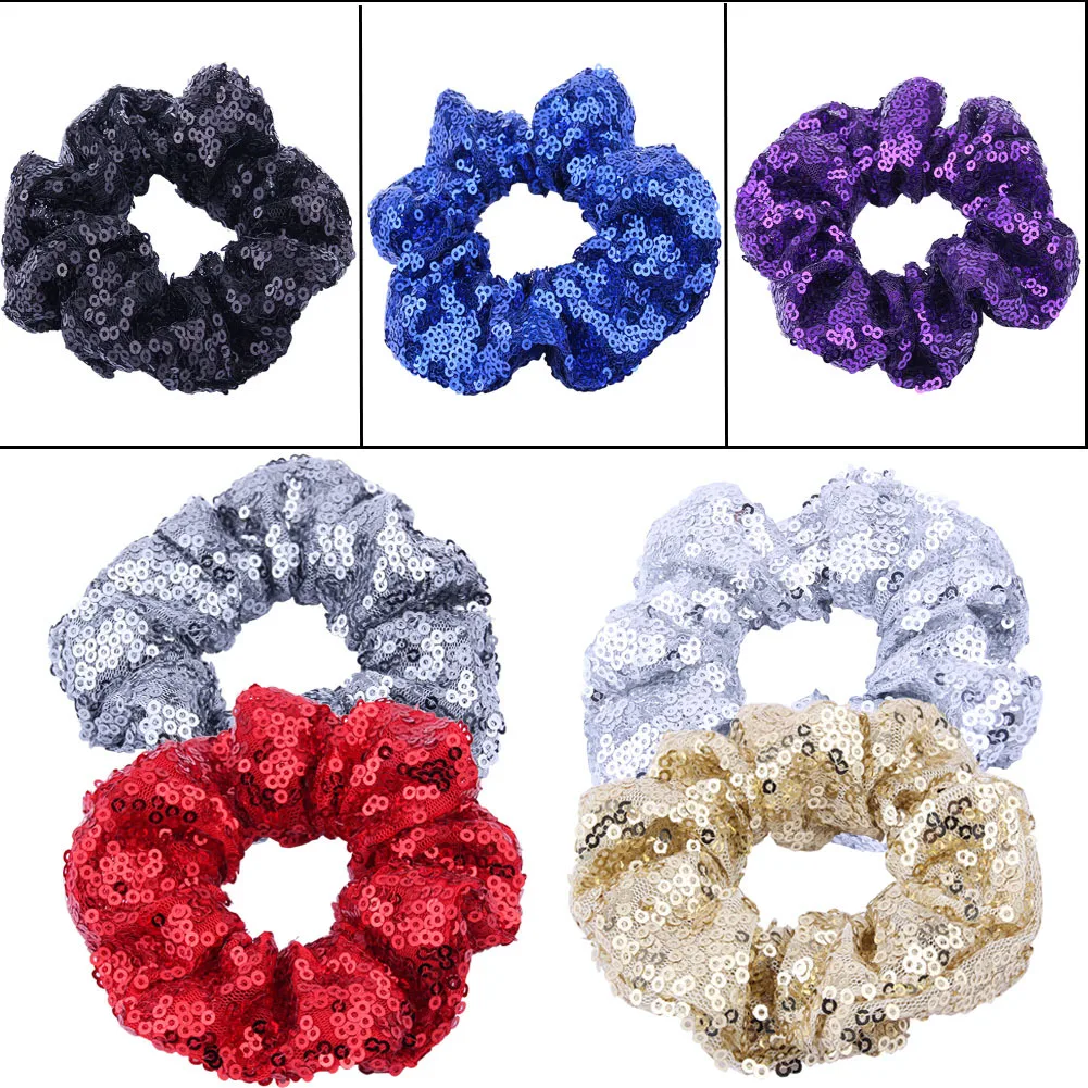 5pcs Sequin Hair Scrunchie Glitter Hair Ties Colorful Elastic Hair Bands Reversible Sequin Scrunchies For Girl Hair Accessories
5pcs Sequin Hair Scrunchie Glitter Hair Ties Colorful Elastic Hair Bands Reversible Sequin Scrunchies For Girl Hair Accessories
