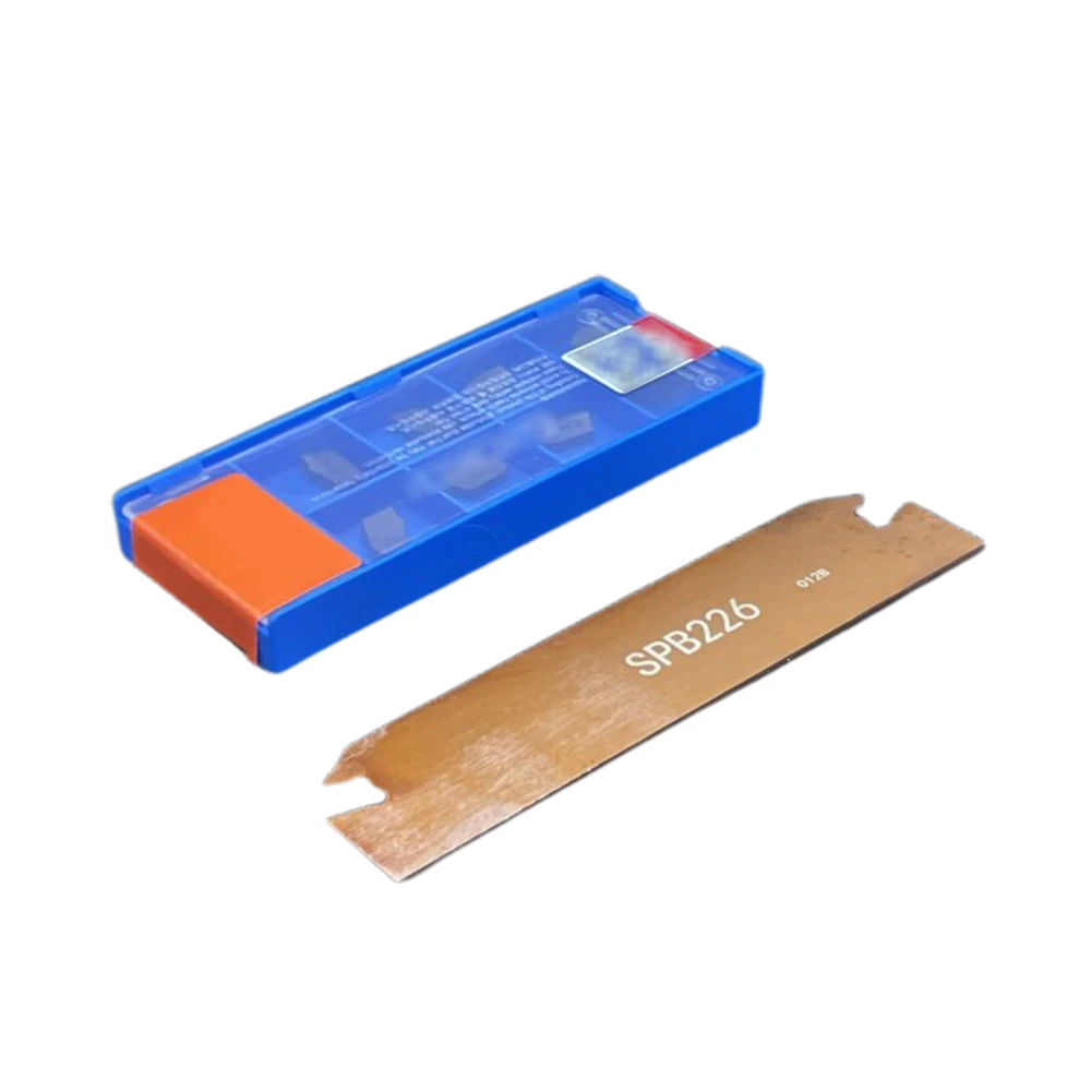 10PCS SP200 PC9030 Carbide Cutoff Turning Inserts With SPB226 Parting Grooving Cut-Off Tool Holder Mechanical Workshop Tools
10PCS SP200 PC9030 Carbide Cutoff Turning Inserts With SPB226 Parting Grooving Cut-Off Tool Holder Mechanical Workshop Tools