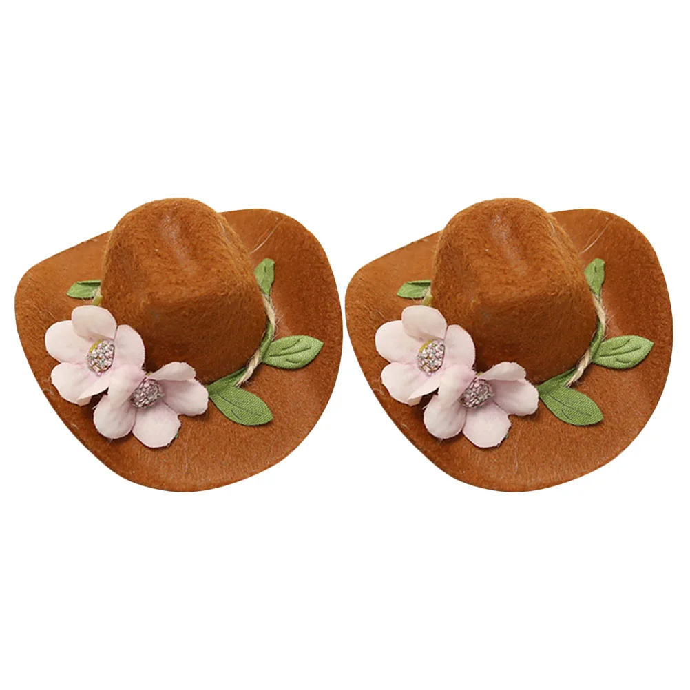 2 Pcs Bottle Cap Small Hats Party Supplies Brim Felt Decors Decorations Decorative
2 Pcs Bottle Cap Small Hats Party Supplies Brim Felt Decors Decorations Decorative