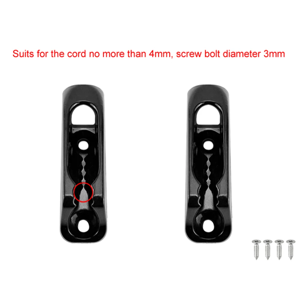 Brand New Durable And Practical Cord Clamp Nylon Rope Clamp Easy To Adjust Sailboat Rope 50*15*20mm Black Board
Brand New Durable And Practical Cord Clamp Nylon Rope Clamp Easy To Adjust Sailboat Rope 50*15*20mm Black Board