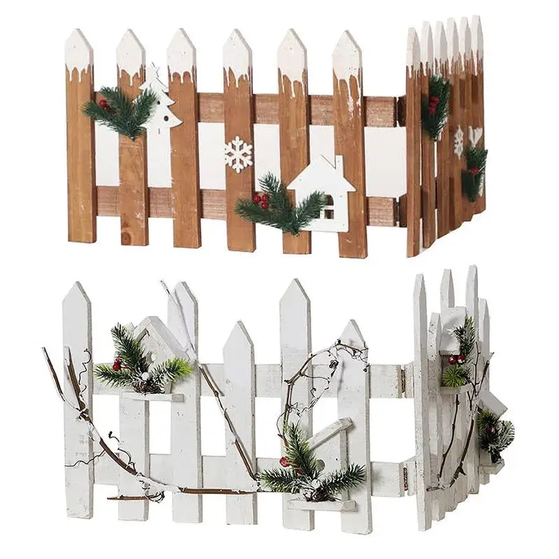 100x30cm Christmas Tree Fence Wooden Picket Fence For Christmas Tree Picket Fence Panels For Navidad Guardrail Indoor Decoration
100x30cm Christmas Tree Fence Wooden Picket Fence For Christmas Tree Picket Fence Panels For Navidad Guardrail Indoor Decoration
