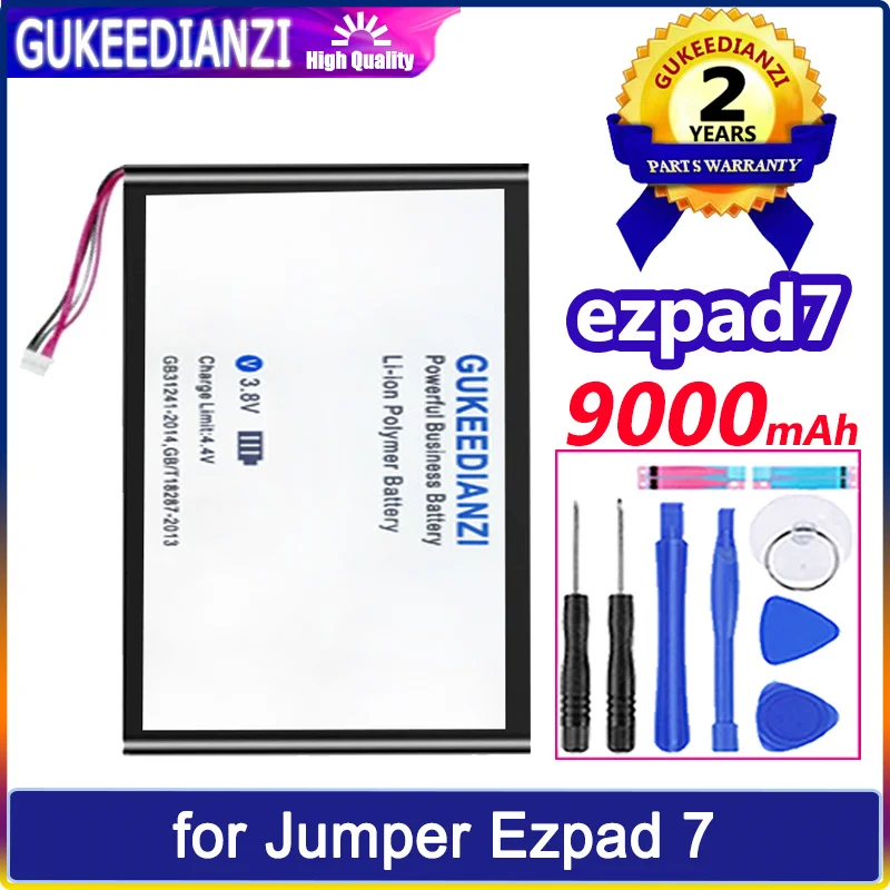 

GUKEEDIANZI Tablet Battery 9000mAh for Jumper Ezpad 7 ezpad7 Batteries