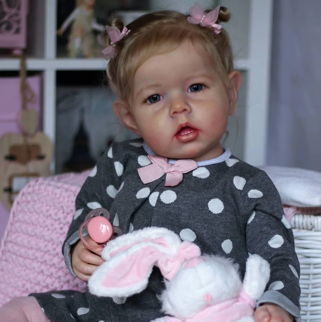 20 Inch Liam bebe reborn Kits Reborn 3D Painted Skin Finished Doll WIth Rooted Hair ifelike Newborn Bbay Girl
20 Inch Liam bebe reborn Kits Reborn 3D Painted Skin Finished Doll WIth Rooted Hair ifelike Newborn Bbay Girl