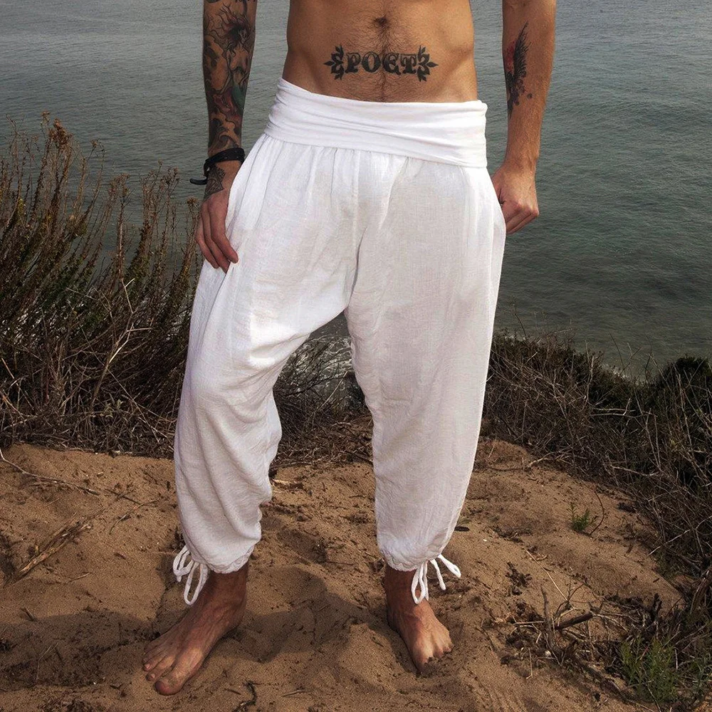 2023 Spring Casual Beach Pants Vacation Mens Solid Elastic Waist Drawstring Loose Trousers Sweatpants LGBT Fashion Streetwear
2023 Spring Casual Beach Pants Vacation Mens Solid Elastic Waist Drawstring Loose Trousers Sweatpants LGBT Fashion Streetwear