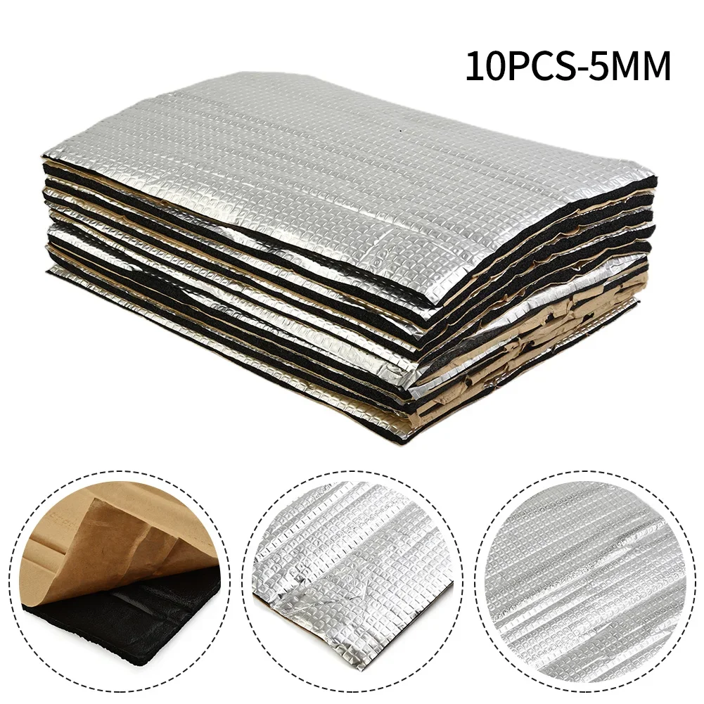 10 Sheets Sound Deadener Heat Insulation Mat Car Van Sound Proofing Deadening Auto Hood Engine Noise Insulation Mat 250X180mm
10 Sheets Sound Deadener Heat Insulation Mat Car Van Sound Proofing Deadening Auto Hood Engine Noise Insulation Mat 250X180mm