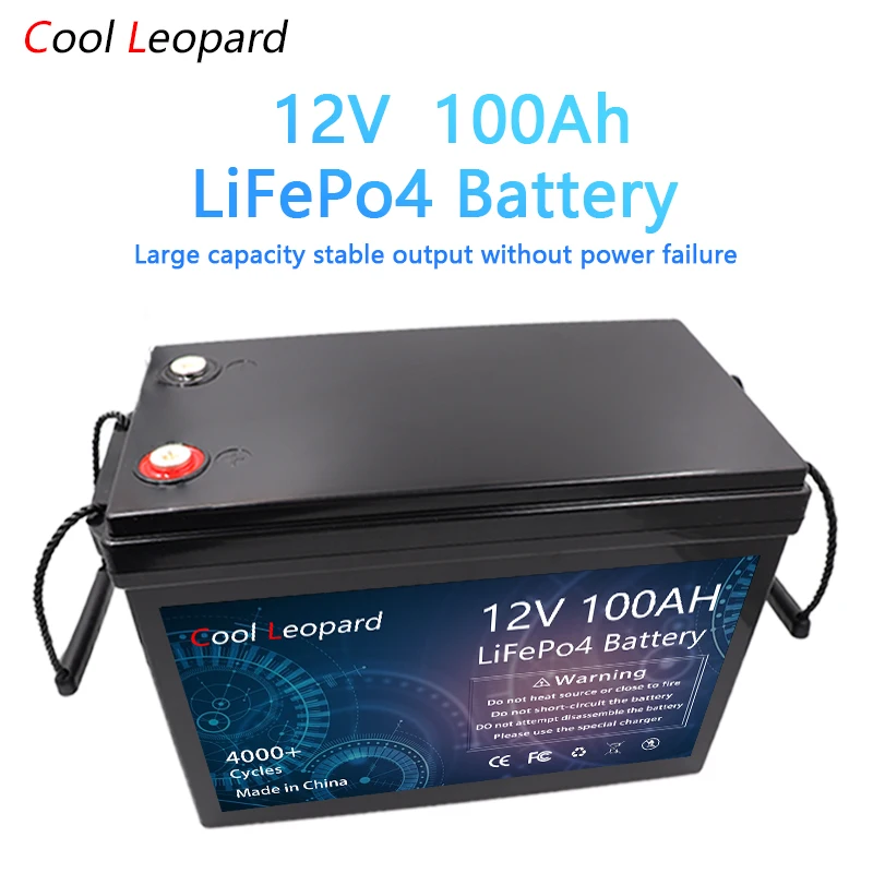 

New 12V 100Ah LiFePo4 Battery,For Replacing Most of Backup Power Home Energy Storage RV Lithium Iron Phosphate Battery Pack