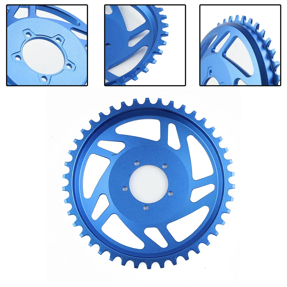 Electric Bicycle 42T Chain Ring Offset Correction FOR BAFANG BBSHD E-Bike Chain Link Accessories Aluminum Alloy Wear Resistance
Electric Bicycle 42T Chain Ring Offset Correction FOR BAFANG BBSHD E-Bike Chain Link Accessories Aluminum Alloy Wear Resistance