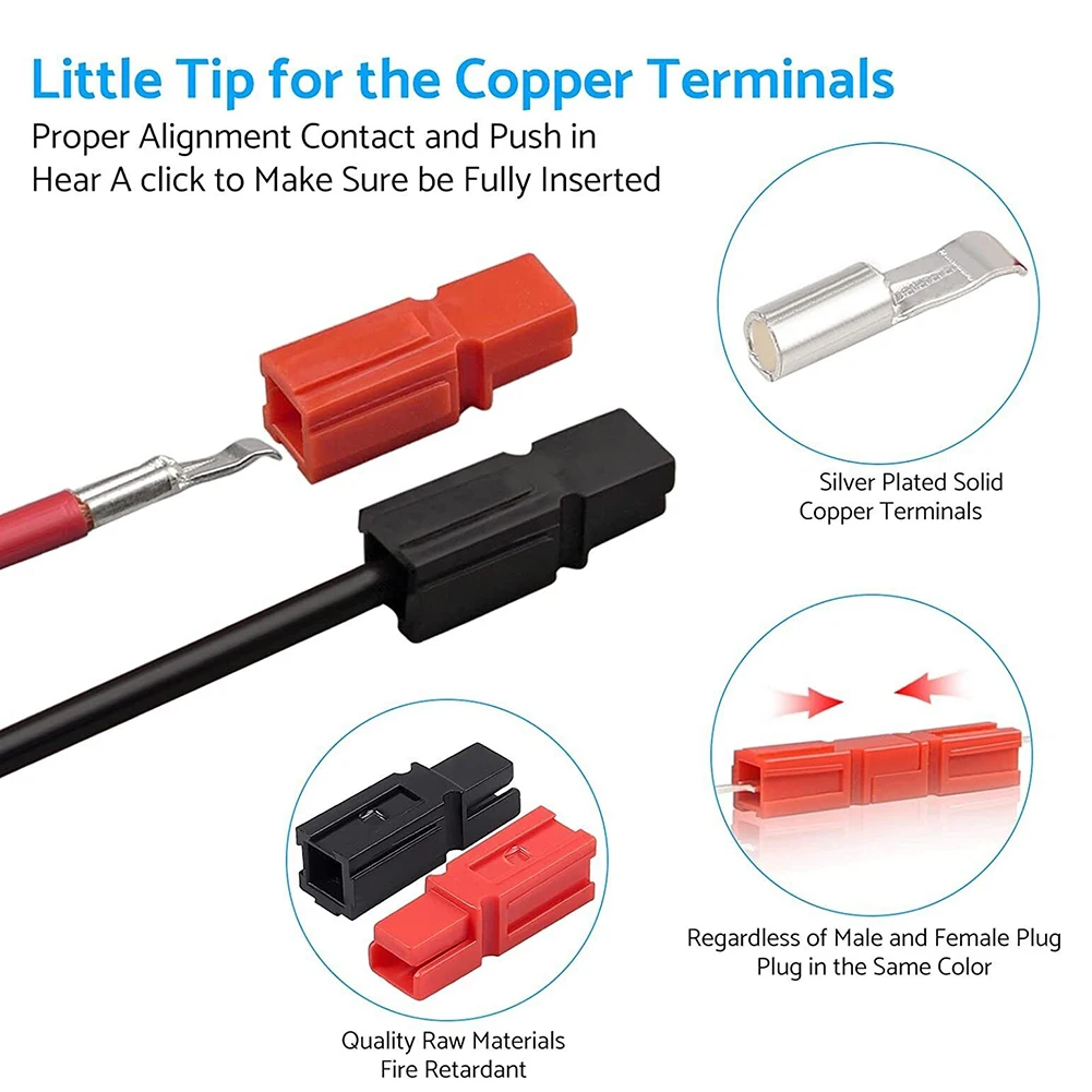 2pcs Power Connector 600V DC 120A 180A 350A Combinable Plug Single-pin Quick Connector For Forklift Car RV
2pcs Power Connector 600V DC 120A 180A 350A Combinable Plug Single-pin Quick Connector For Forklift Car RV