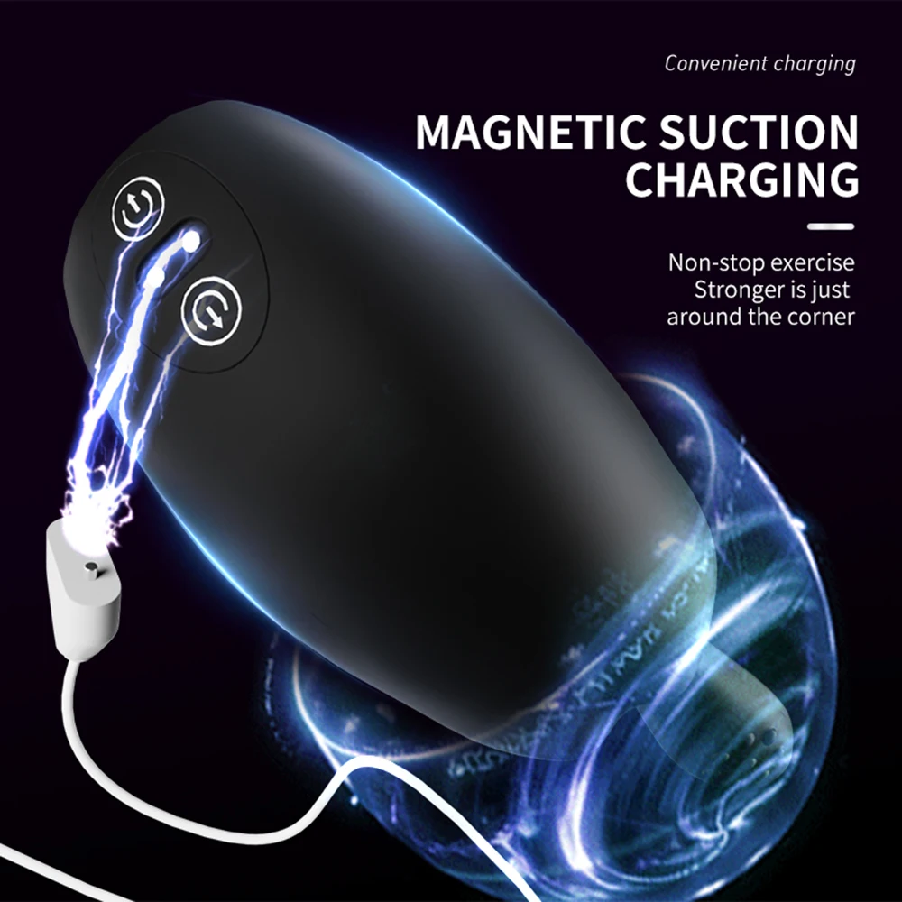 Tasse de léchage de langue automatique pour hommes, vibrateur à 10 vitesses, entraîneur de retard de pénis, masseur de gland, jouets sexuels pour adultes de 18 ans et plus 5