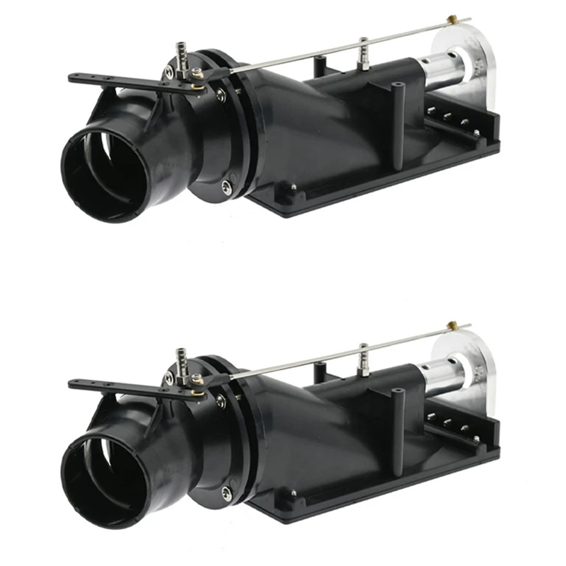 2X 40Mm Water Jet Thruster Power Sprayer Pump Water Jet Pump With 3 Blades Propeller Fit 775 Motor For RC Jet Boat,Black
2X 40Mm Water Jet Thruster Power Sprayer Pump Water Jet Pump With 3 Blades Propeller Fit 775 Motor For RC Jet Boat,Black