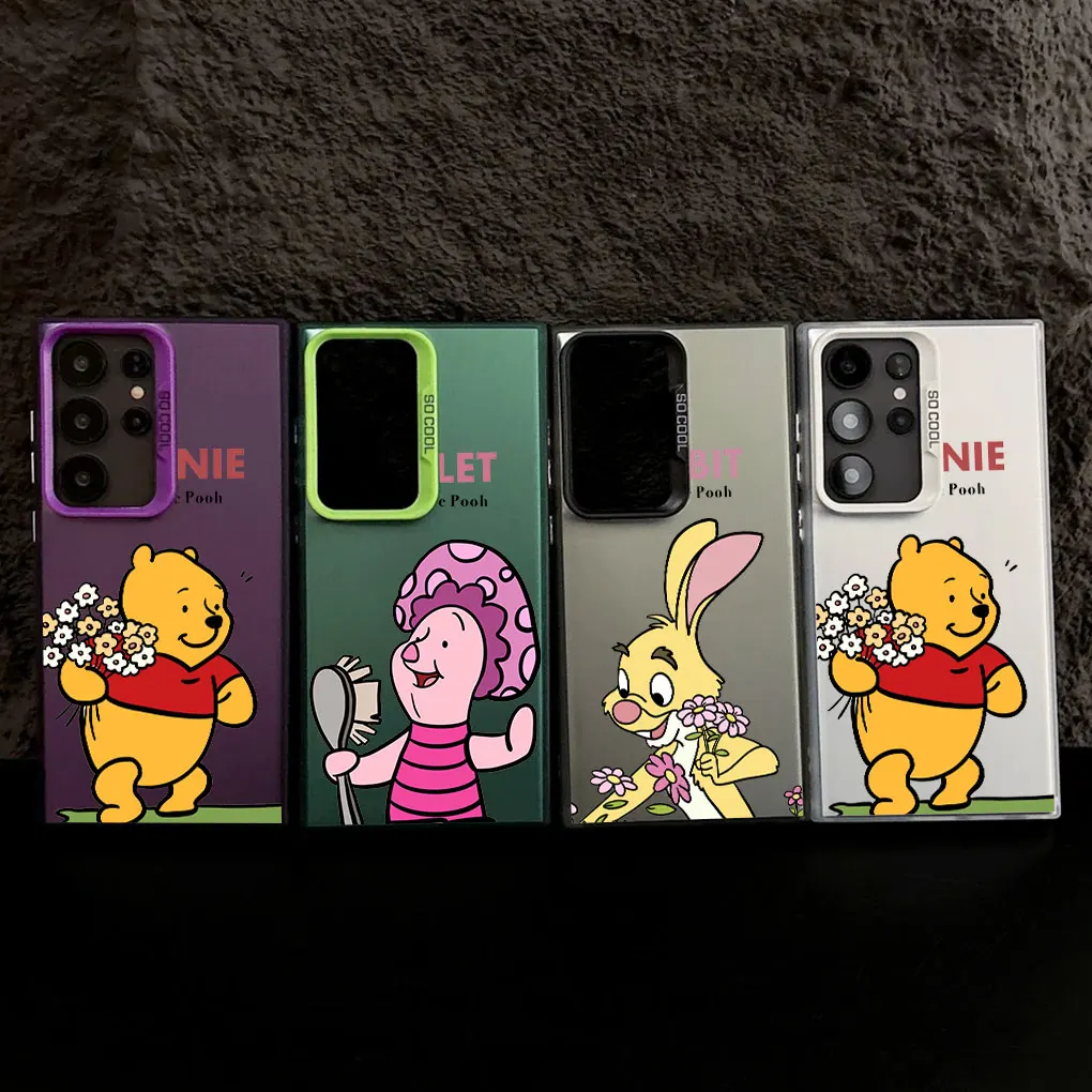 Cartoon Winnies The Pooh Piglet S25 Case For Samsung S25 S24 Ultra Carcasa For Galaxy S23 S22 S21 FE S20 Ultra Plus Phone Cover Cartoon Winnies The Pooh Piglet S25 Case For Samsung S25 S24 Ultra Carcasa For Galaxy S23 S22 S21 FE S20 Ultra Plus Phone Cover