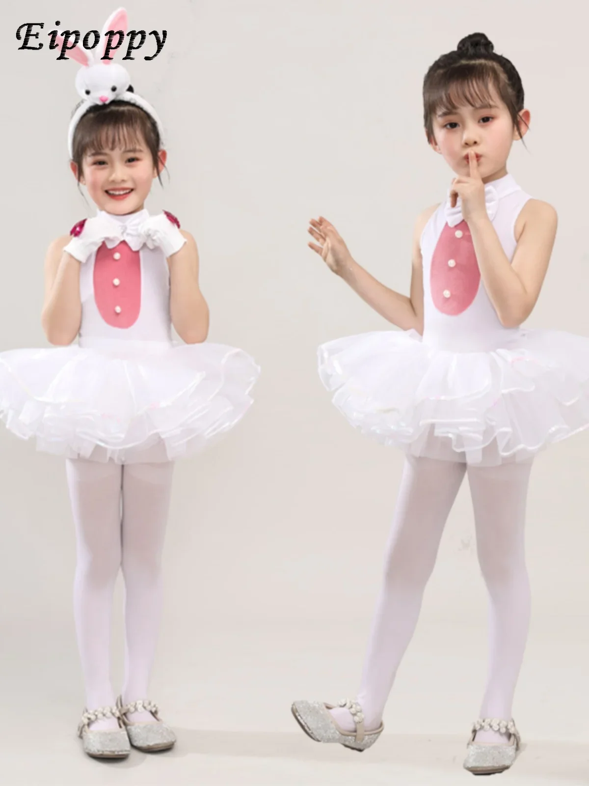 Bunny Children's Costume Animal Performance Wear Women's White Ballet Pettiskirt Children's Dancing Dress
Bunny Children's Costume Animal Performance Wear Women's White Ballet Pettiskirt Children's Dancing Dress