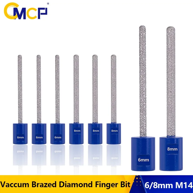 CMCP Diamond Milling Bit 6/8mm Dia with M14 Thread for Enlarge Hole Drilling Ceramic Tile Porcelain Marble Drilling Crown
CMCP Diamond Milling Bit 6/8mm Dia with M14 Thread for Enlarge Hole Drilling Ceramic Tile Porcelain Marble Drilling Crown