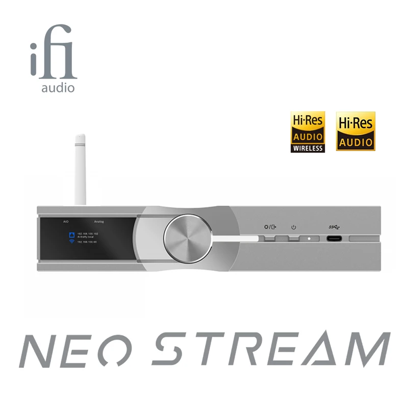 iFi NEO Stream Desktop Decoder Headphone Amplifier Wifi HD Hifi Music All in one Machine Professional Music Audio Equipment
iFi NEO Stream Desktop Decoder Headphone Amplifier Wifi HD Hifi Music All in one Machine Professional Music Audio Equipment