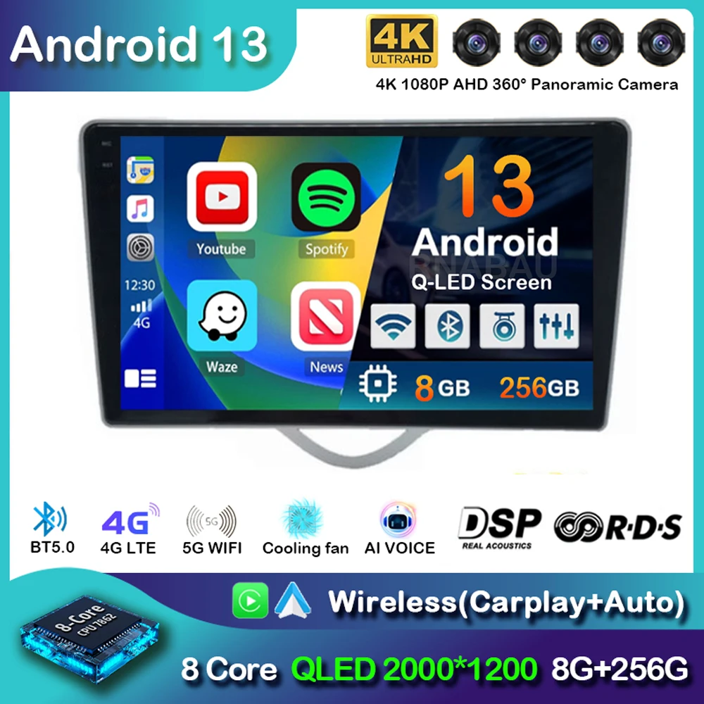 Автомагнитола на Android 13 для JAC J3 2008-2012 Турин RS 2009-2012 мультимедийный видеоплеер навигация GPS Авторадио Стерео DSP
Автомагнитола на Android 13 для JAC J3 2008-2012 Турин RS 2009-2012 мультимедийный видеоплеер навигация GPS Авторадио Стерео DSP