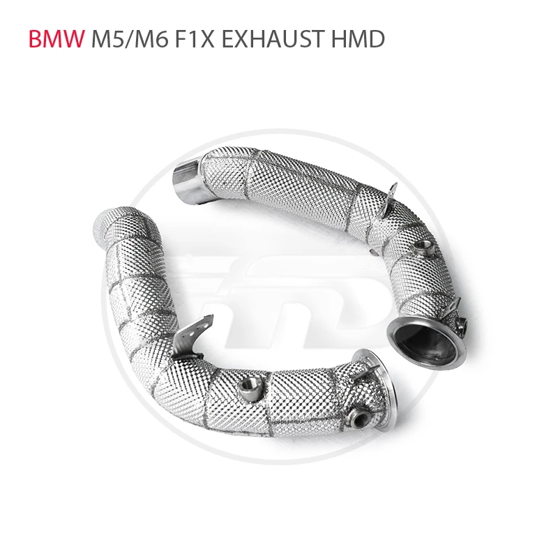 

HMD Downpipe for BMW M5 M6 F10 F12 F13 Exhaust System Stainless Steel Performance Header Catalytic Pipe Car Accessories