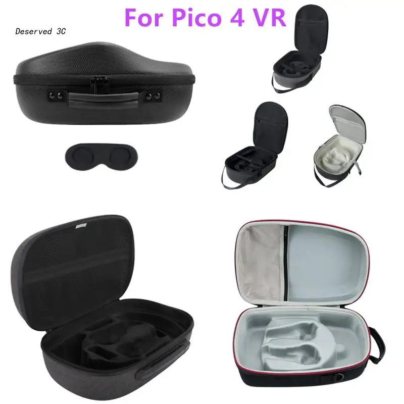 Износостойкая Сумка-футляр для переноски гарнитуры Pico 4 VR, сумка-держатель для очков, защитный чехол, грязеотталкивающий держатель
Износостойкая Сумка-футляр для переноски гарнитуры Pico 4 VR, сумка-держатель для очков, защитный чехол, грязеотталкивающий держатель
